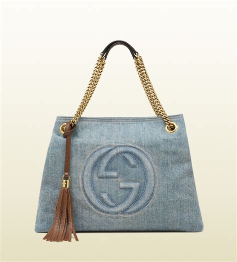 gucci shoulder bag cheap|gucci denim shoulder bag.